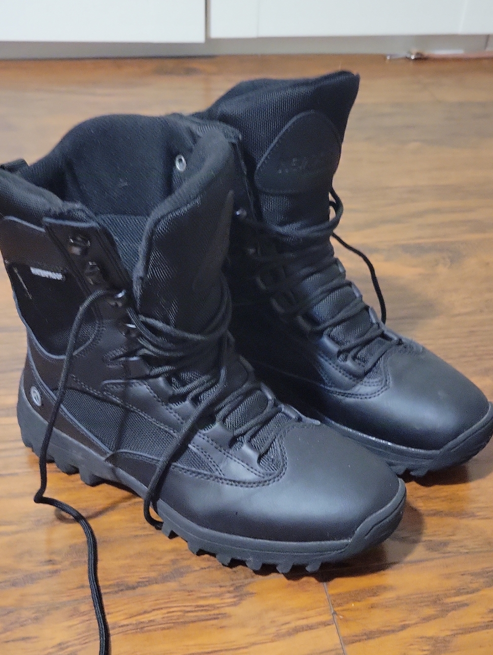 Men's Black Tactical Nevados Size 9 Lace-Up Boots